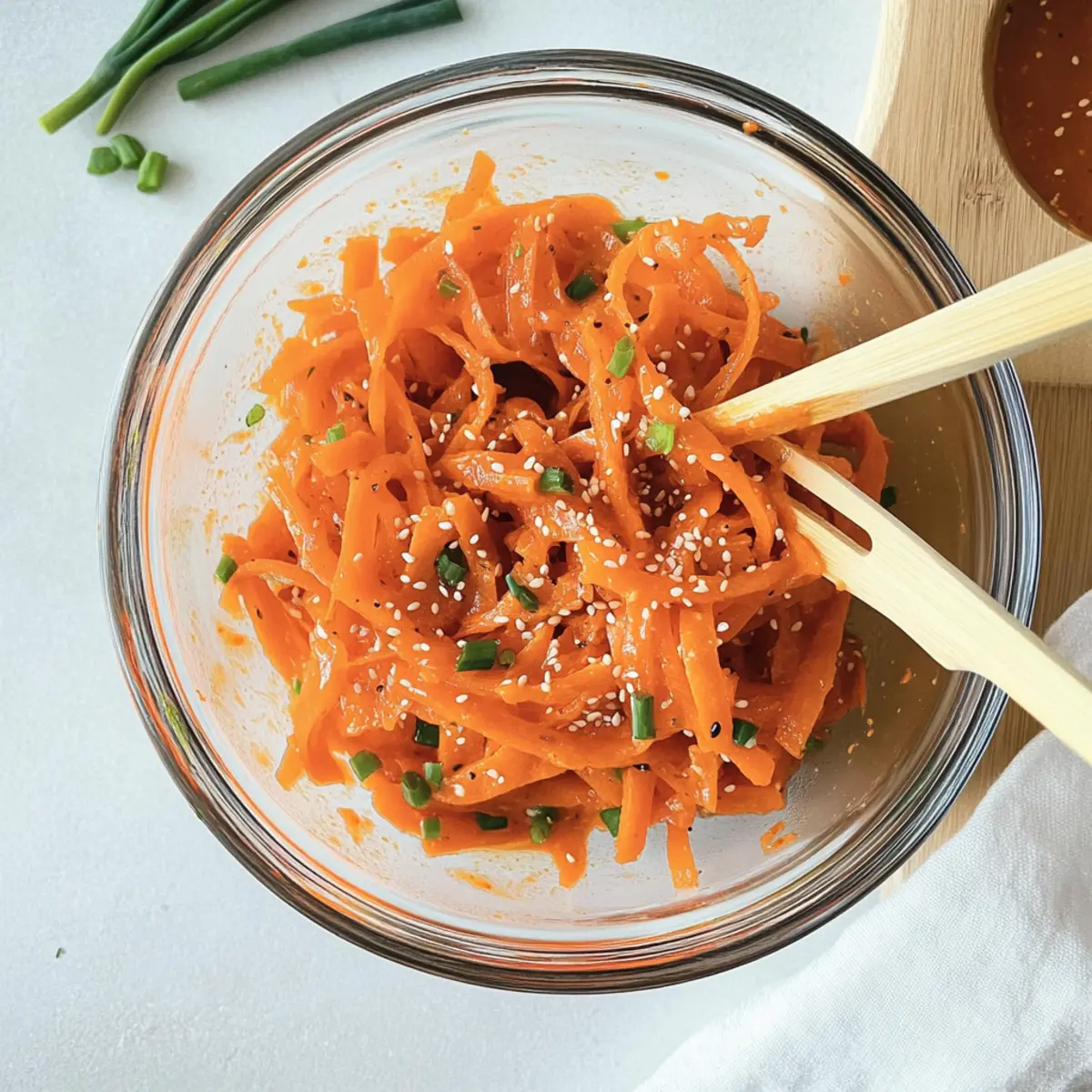 Viral Carrot Ribbon Salad