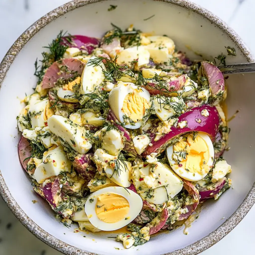 Dill and Feta Egg Salad