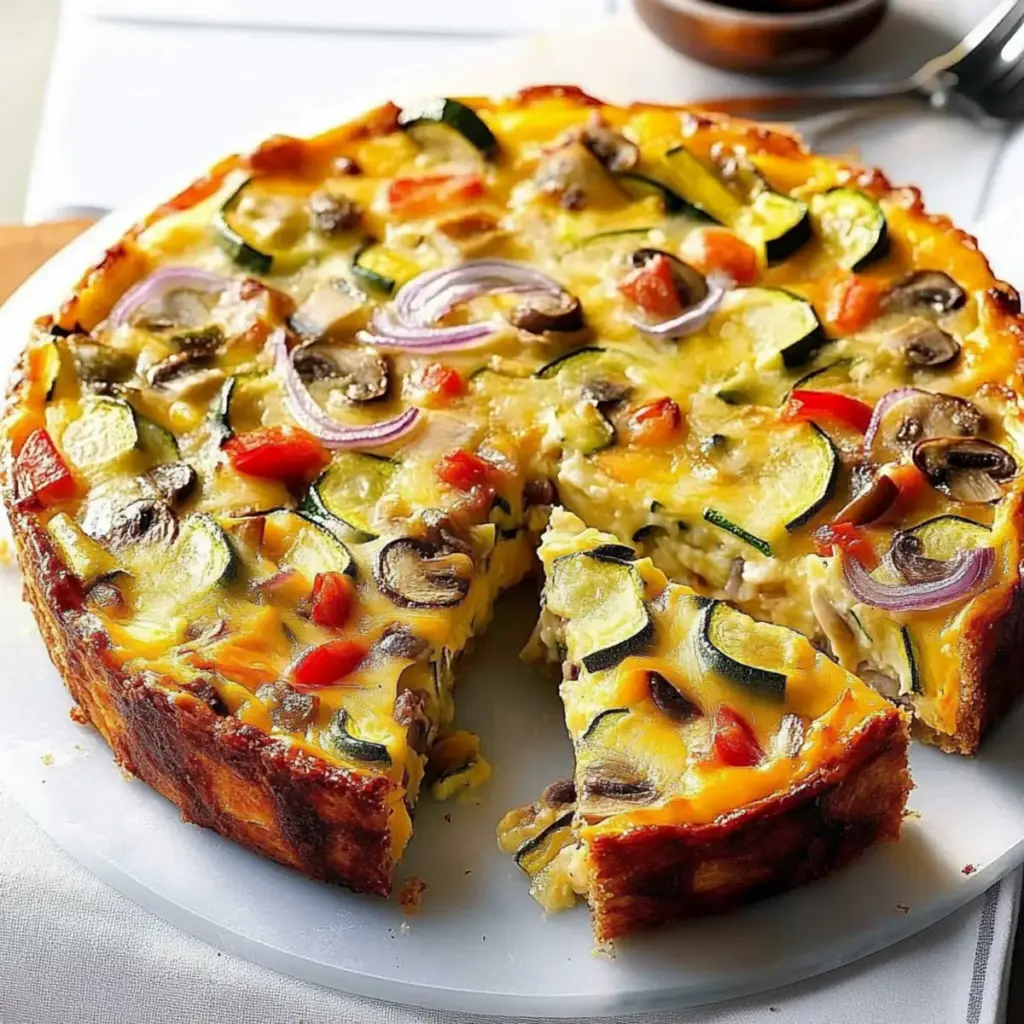 Cheddar-Veggie Appetizer Torte