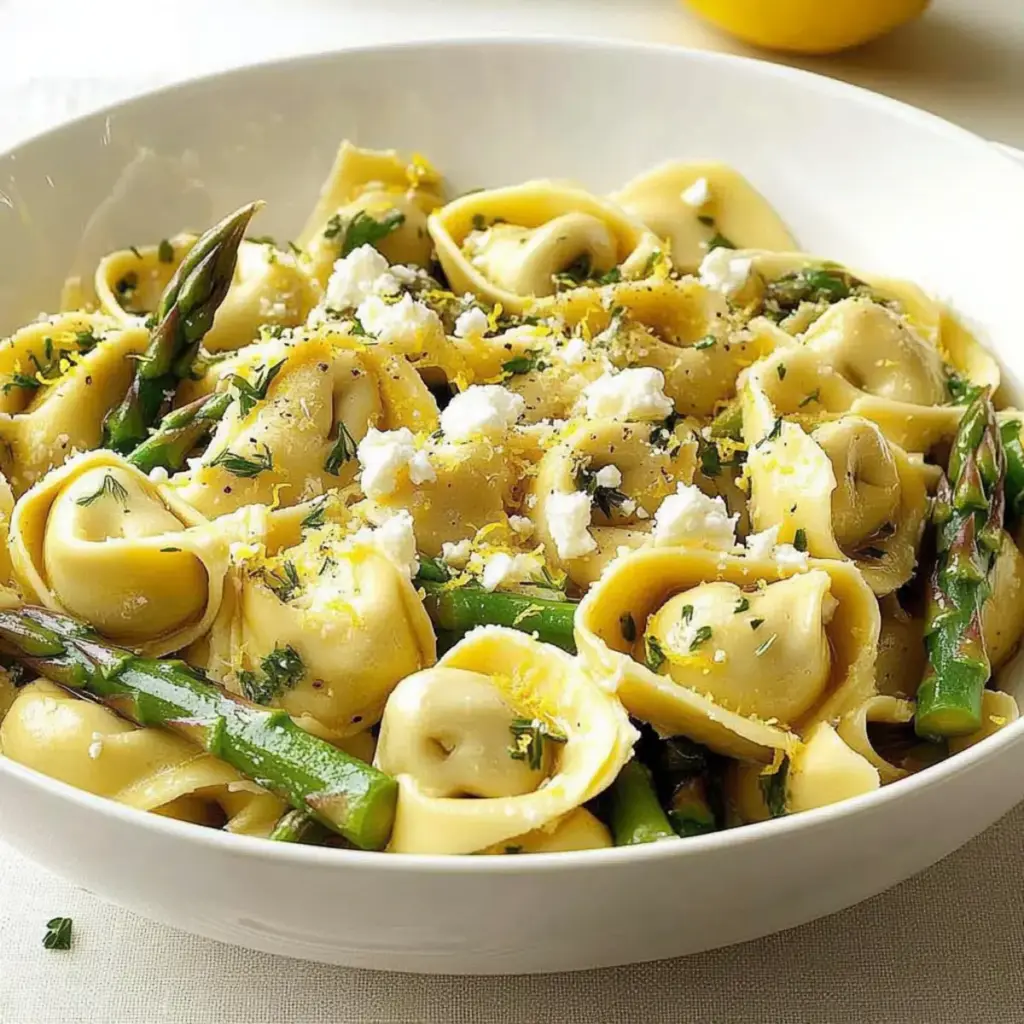 Tortellini with Asparagus & Lemon