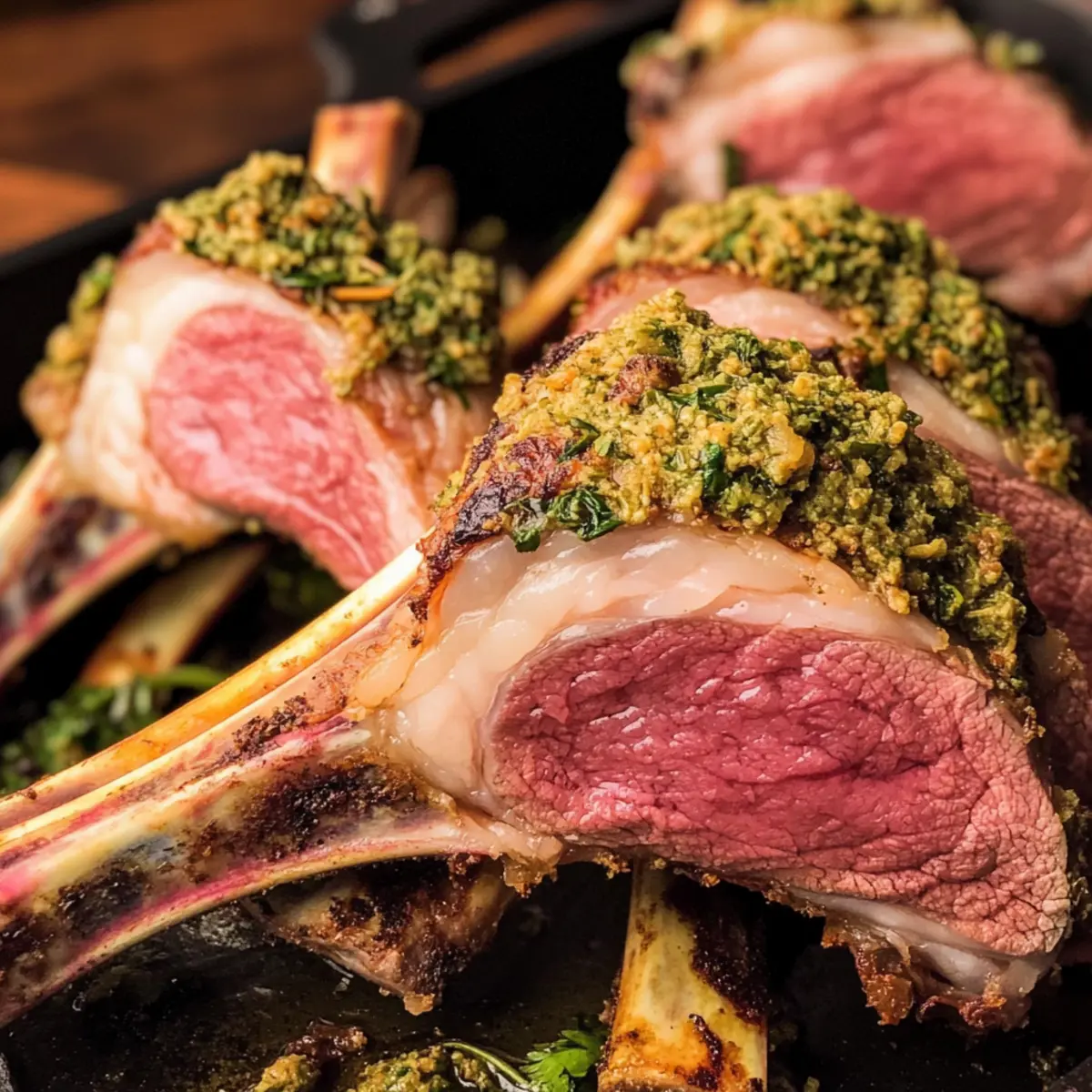 Smoked Rack of Lamb