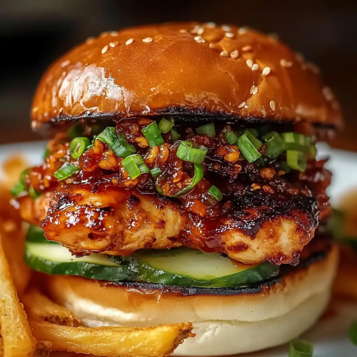 Gochujang Chicken Burgers