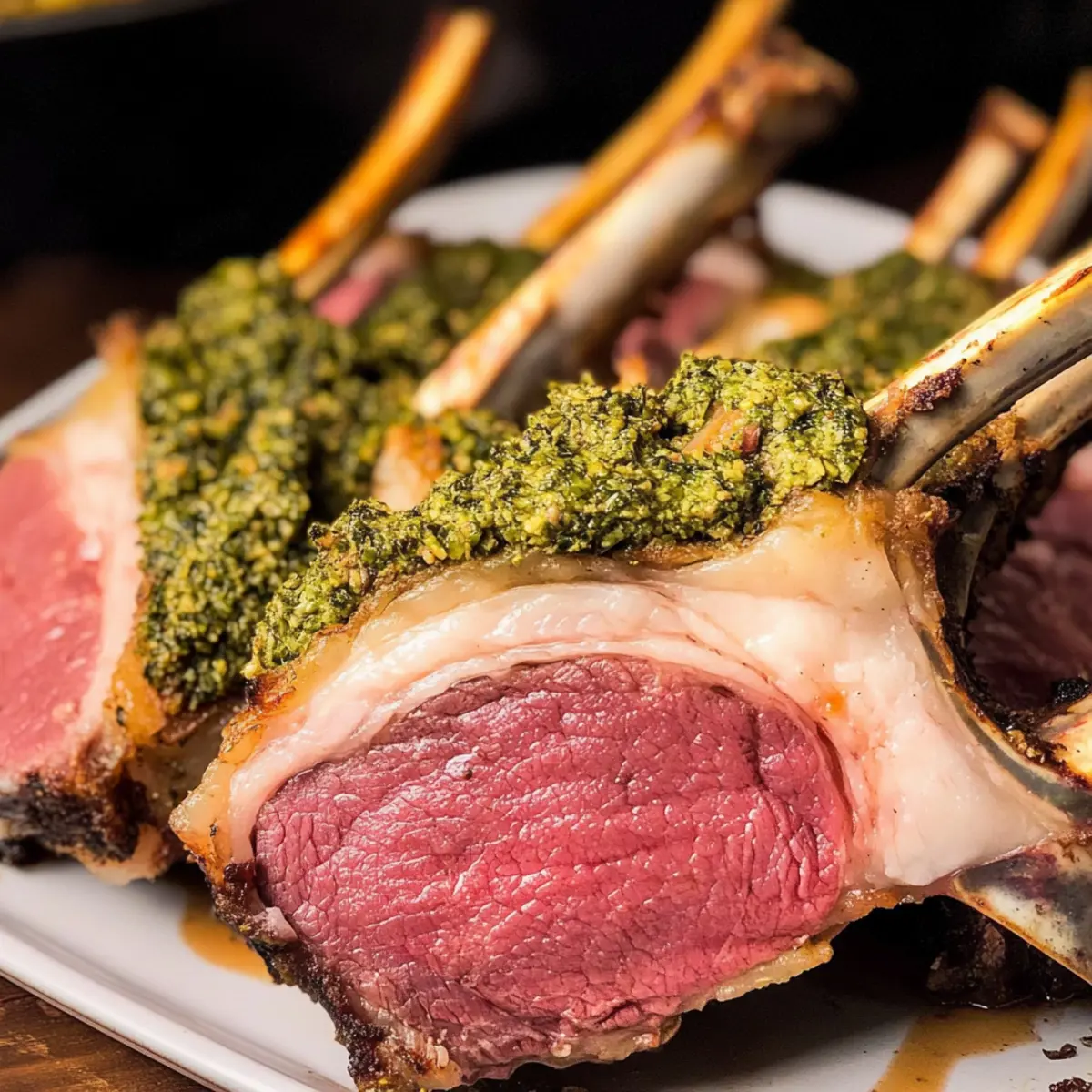Smoked Rack of Lamb