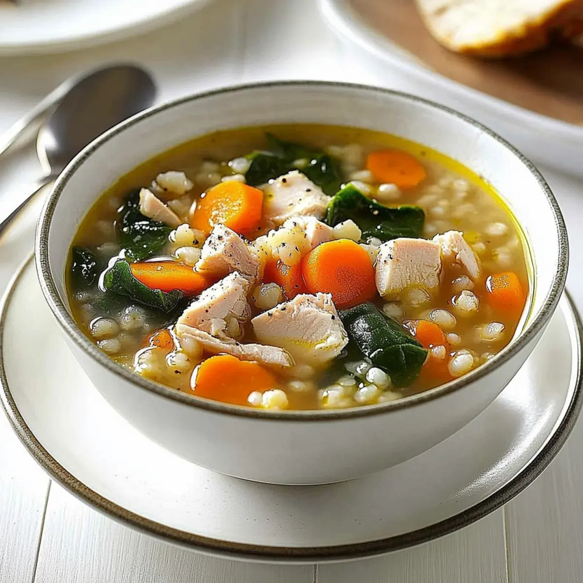 Turkey and Vegetable Barley Soup