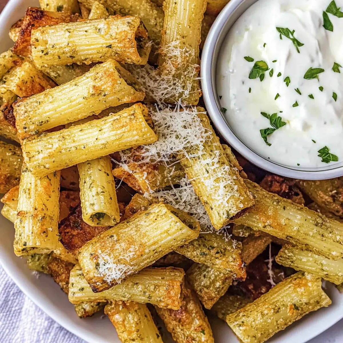 Air Fryer Pasta Chips