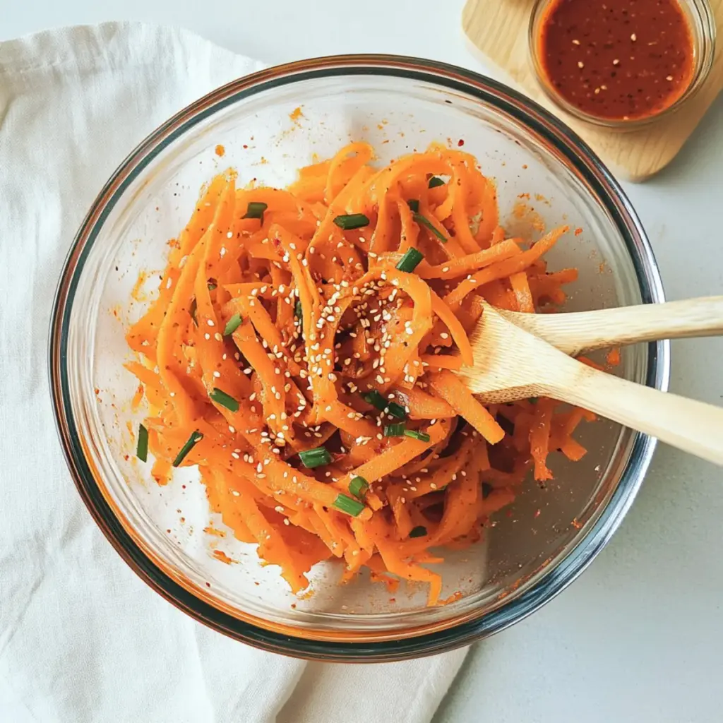 Viral Carrot Ribbon Salad