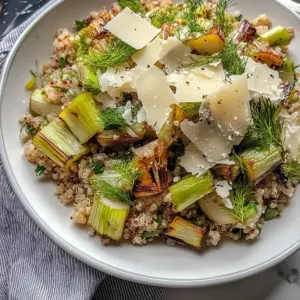 Roasted Leeks, Fennel & Green Garlic