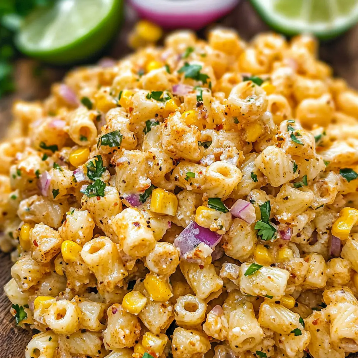 Easy Elote Pasta Salad