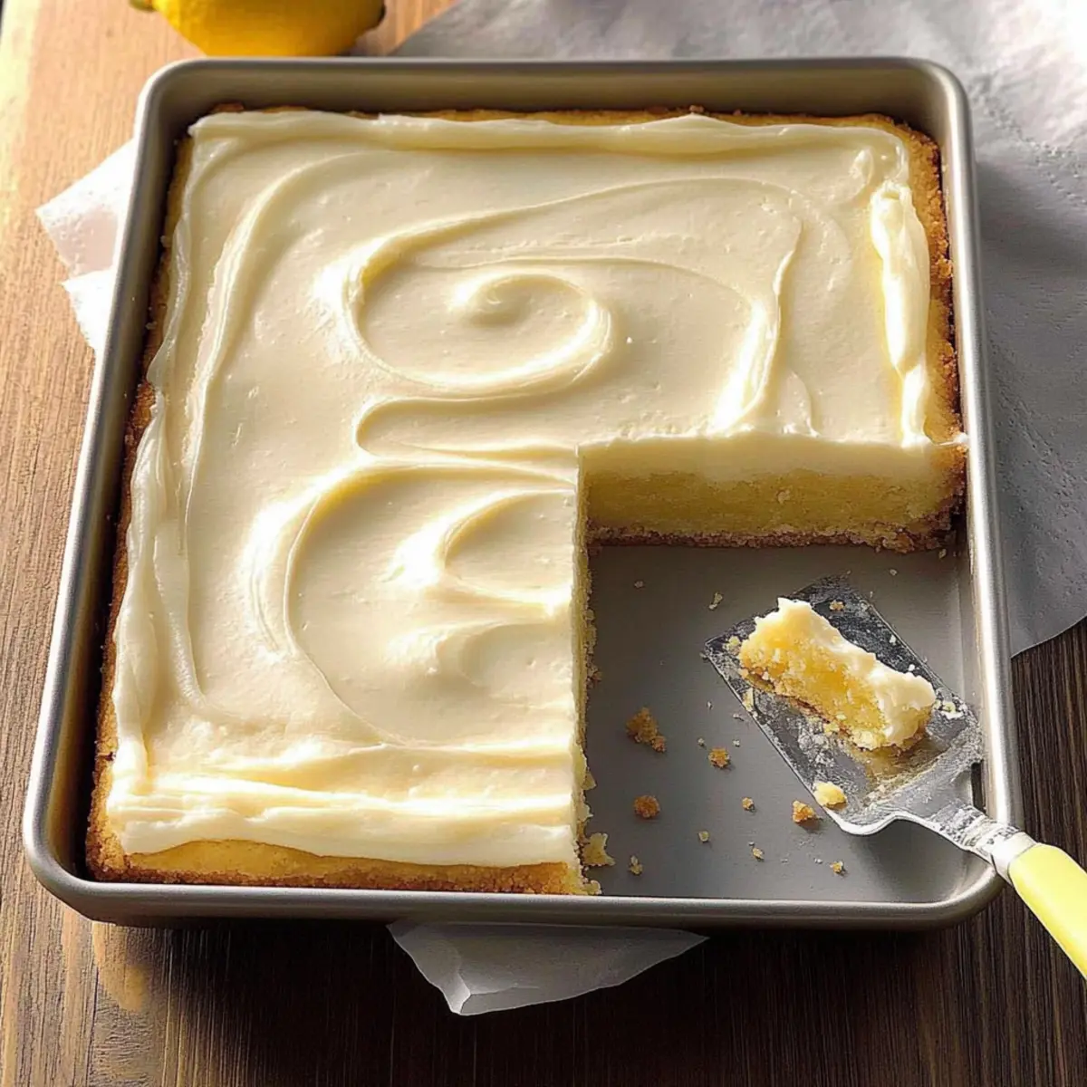Lemon Bars with Cream Cheese