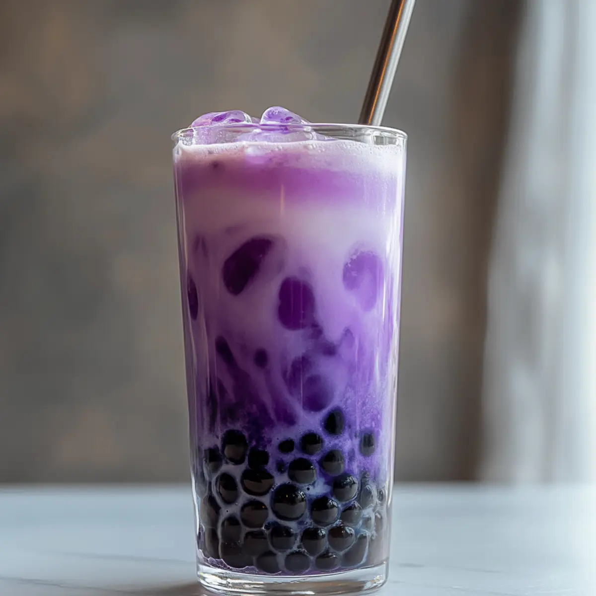 Purple Boba Tea