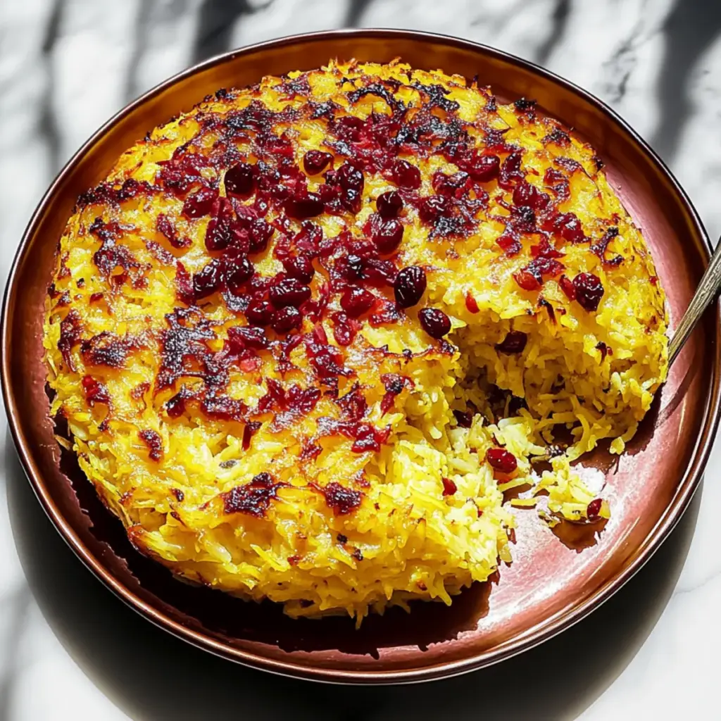 Baked Saffron Rice with Barberries
