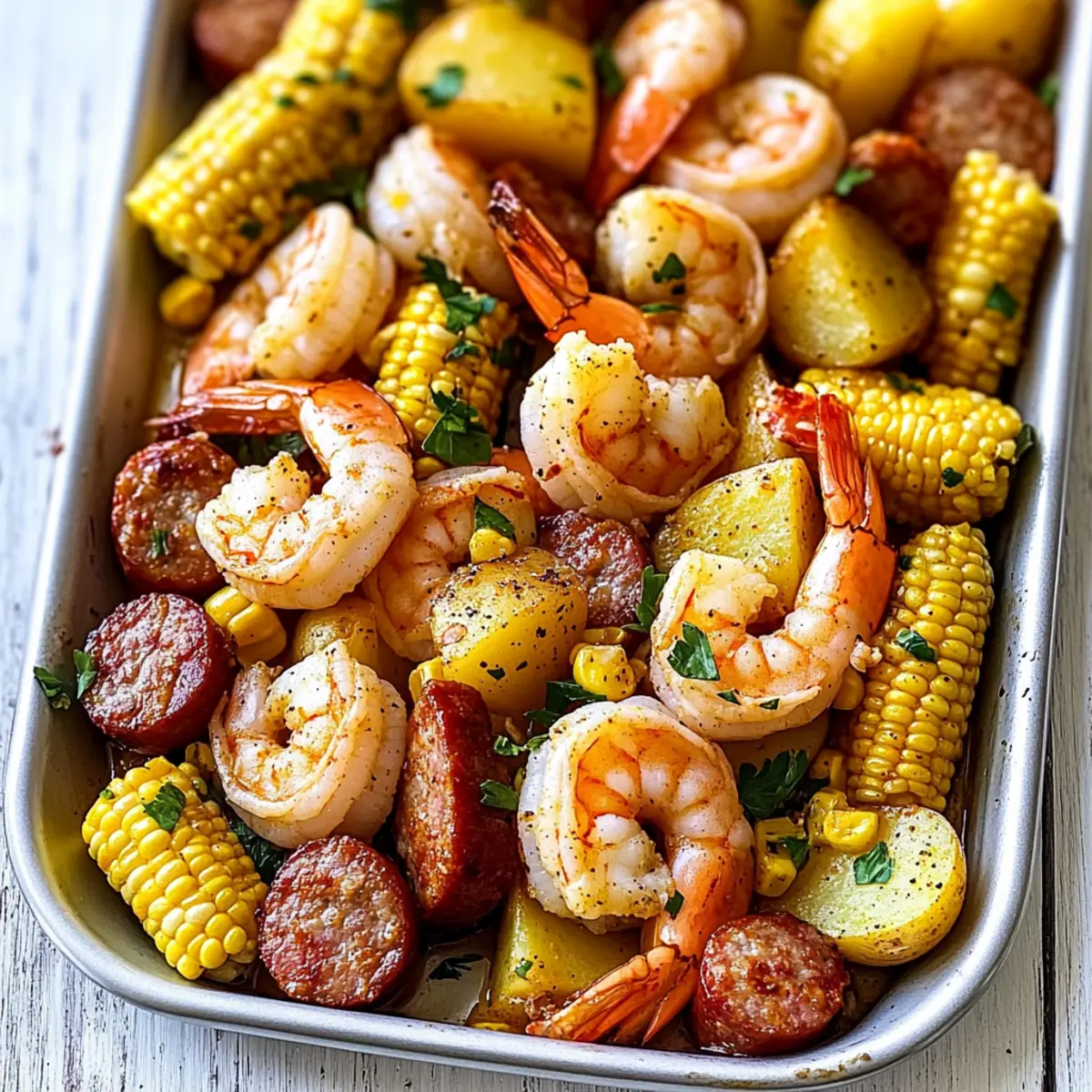 Sheet Pan Shrimp Boil