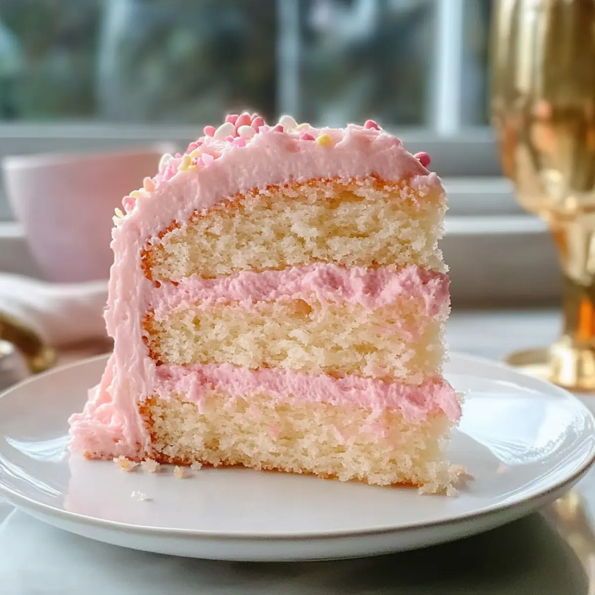 Pink Champagne Cake
