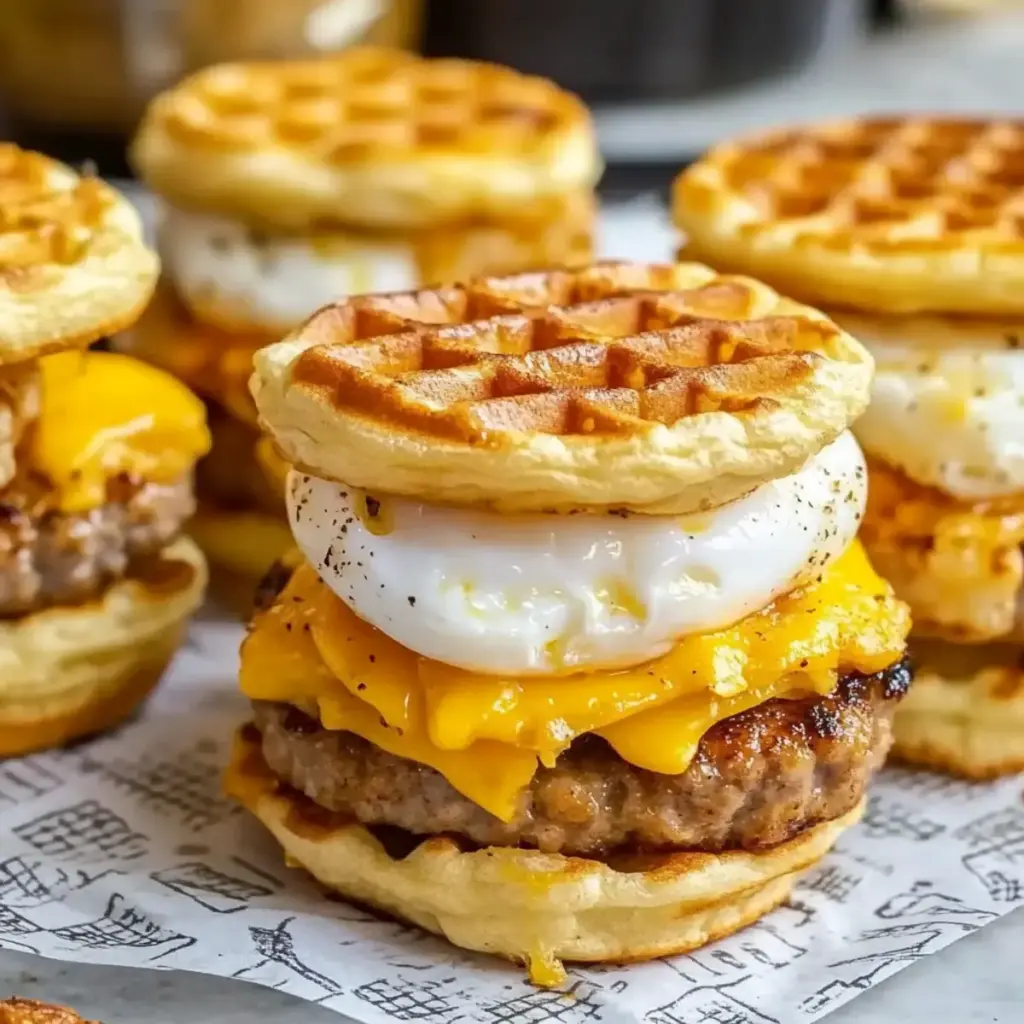 Quail Egg Mini Breakfast Sandwiches