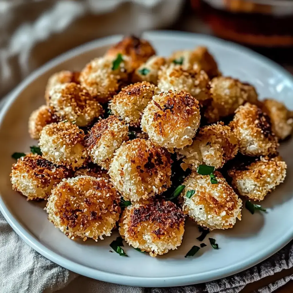 Air Fryer Breaded Mushrooms