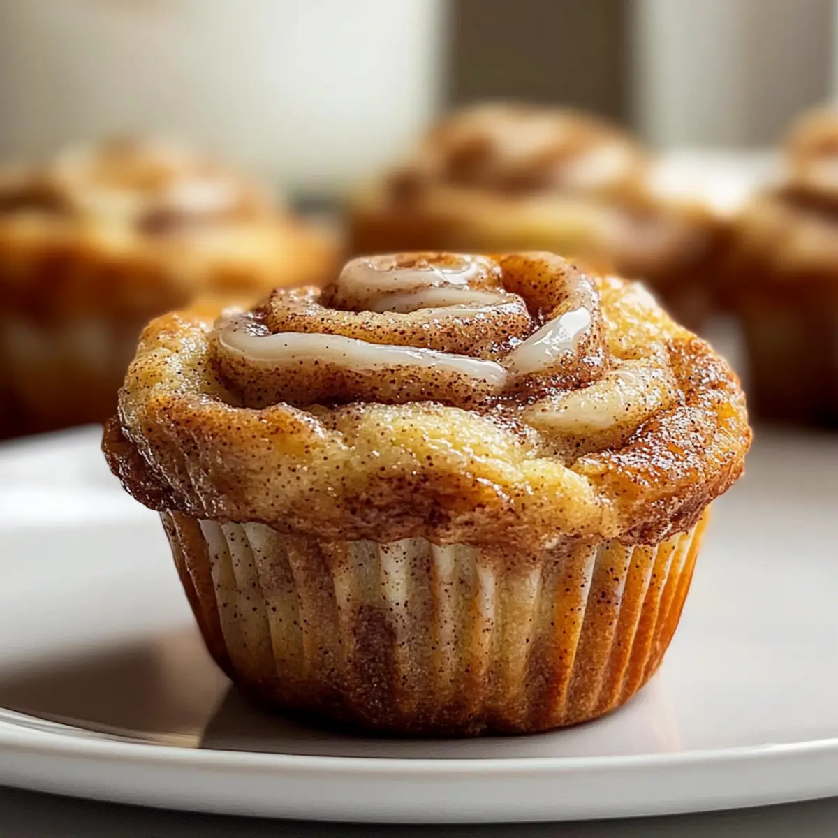 Cinnamon Roll Protein Muffins