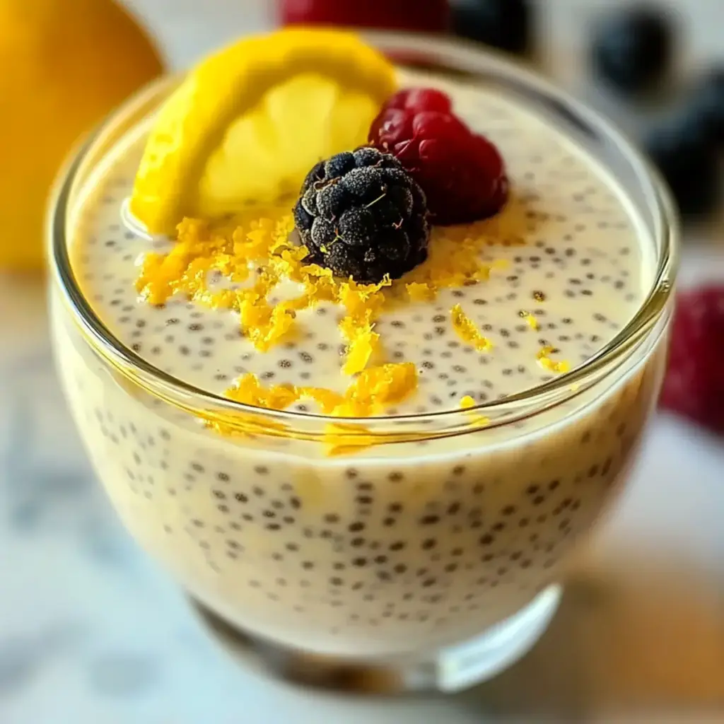 Lemon Cream Chia Pudding