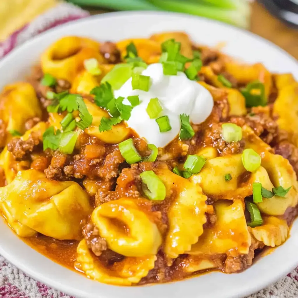 Spicy Beef Enchilada Tortellini