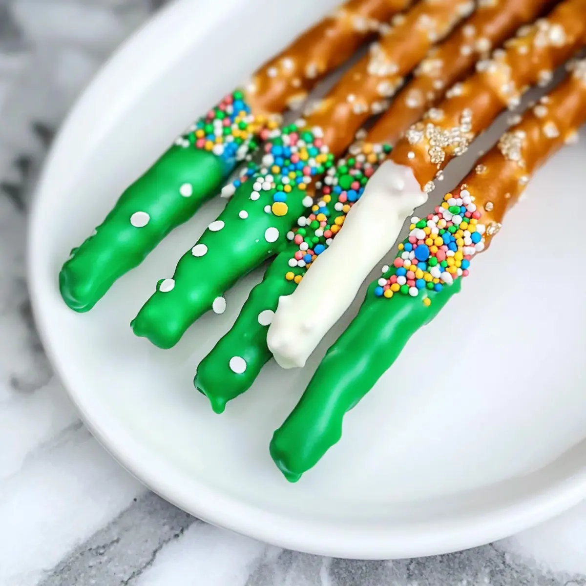St. Patrick’s Day Pretzel Rods
