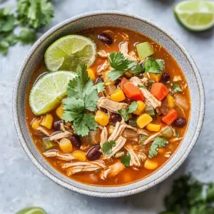 Crockpot Mexican Chicken Soup