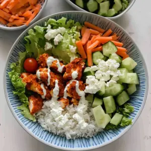 Buffalo Chicken Rice Bowls