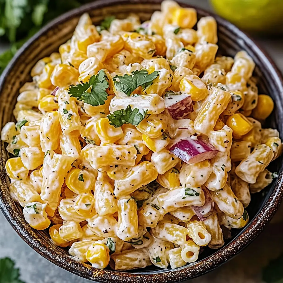 Mexican Street Corn Pasta Salad