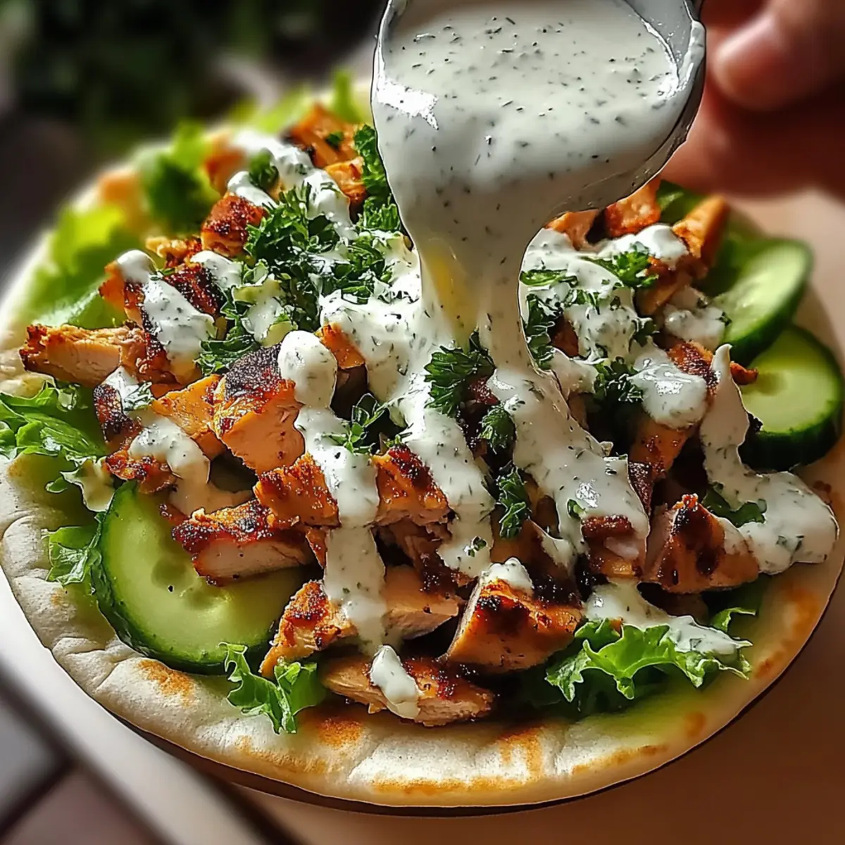 Chicken Shawarma with Garlic Sauce