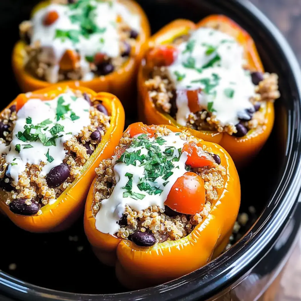 Crockpot Stuffed Peppers