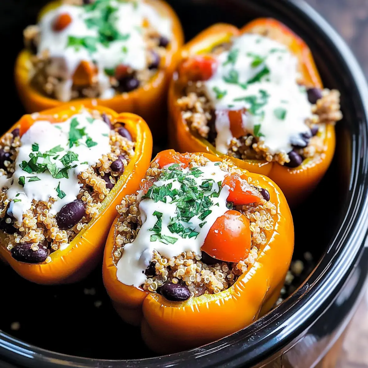Crockpot Stuffed Peppers