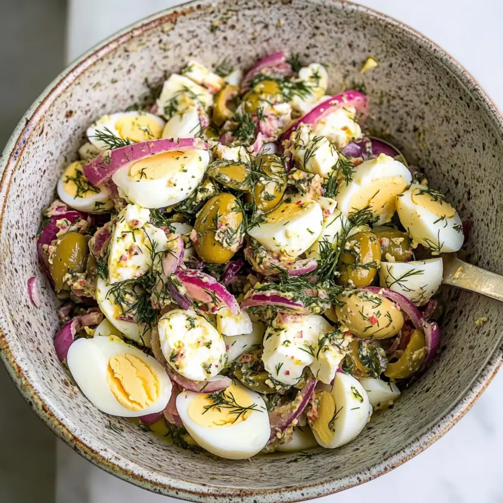 Dill and Feta Egg Salad