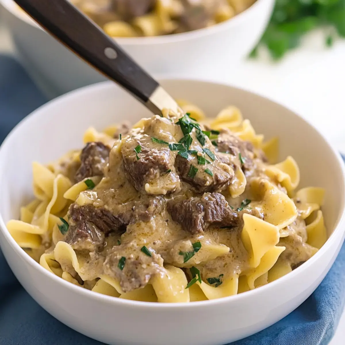 Crock Pot Beef Stroganoff