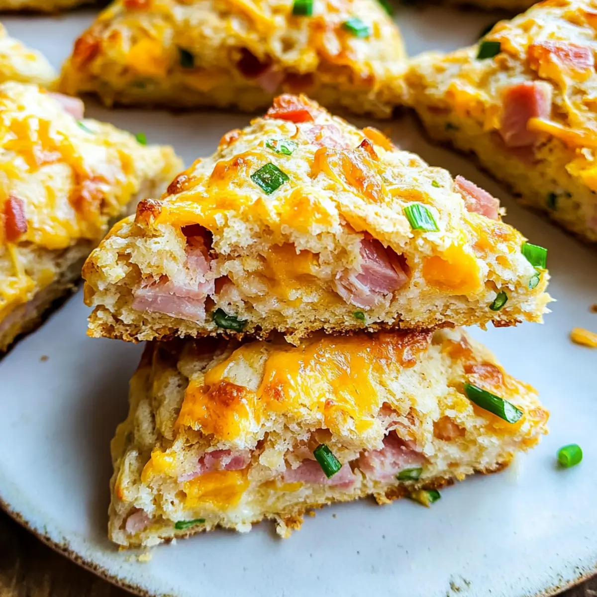 Ham and Cheese Scones