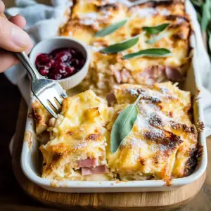 Monte Cristo Breakfast Casserole