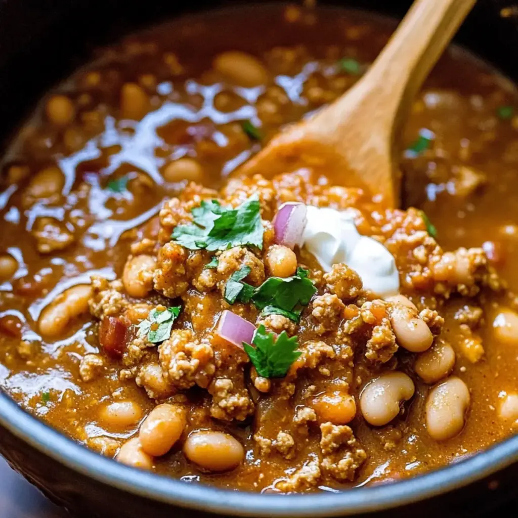 White Bean Pumpkin Turkey Chili