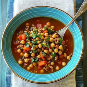 Moroccan Chickpea and Turkey Stew