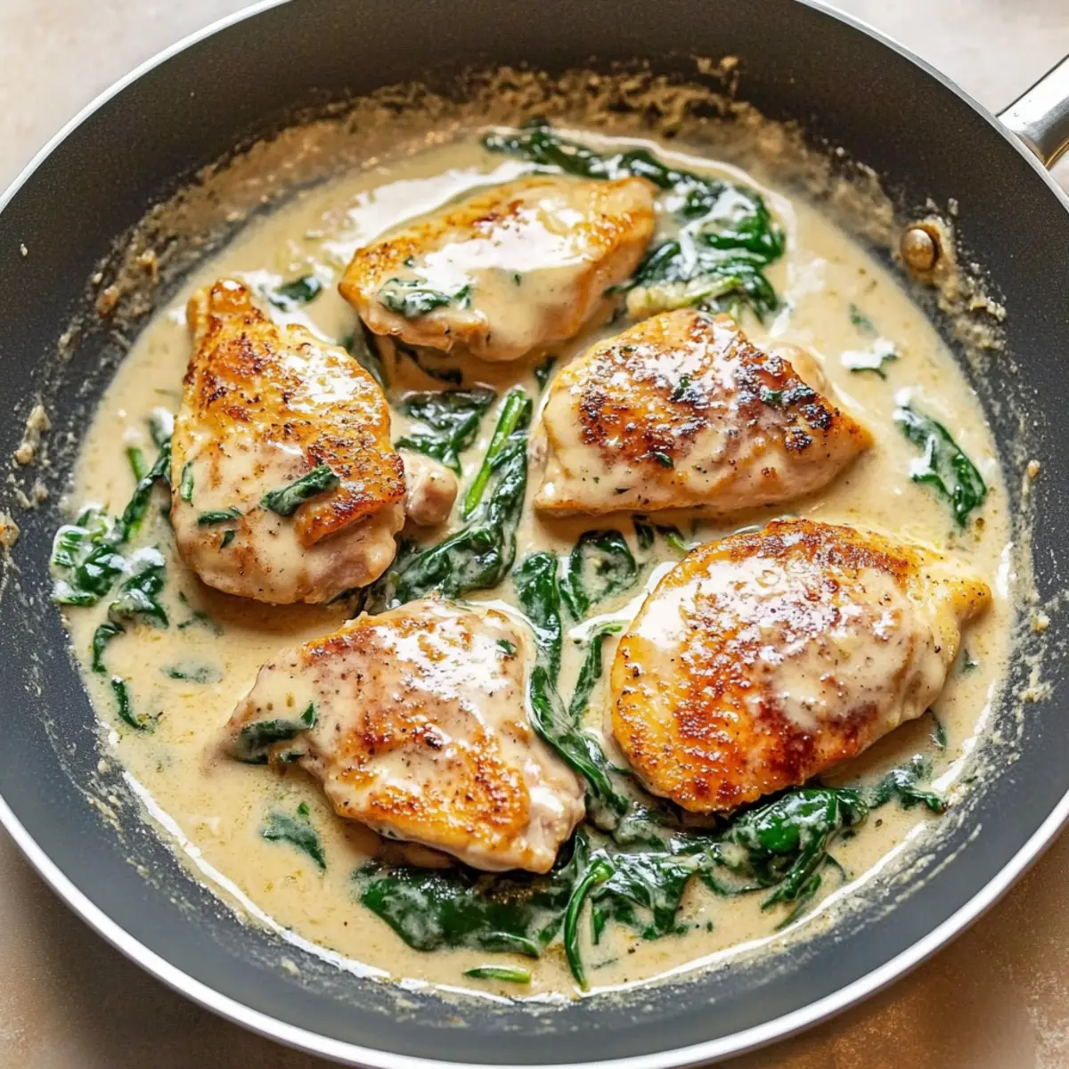 Creamy Chicken Florentine