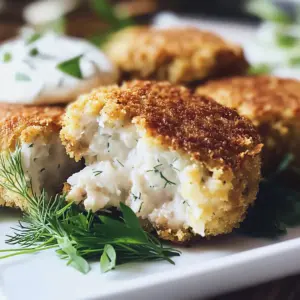 vegan crab cakes with horseradish