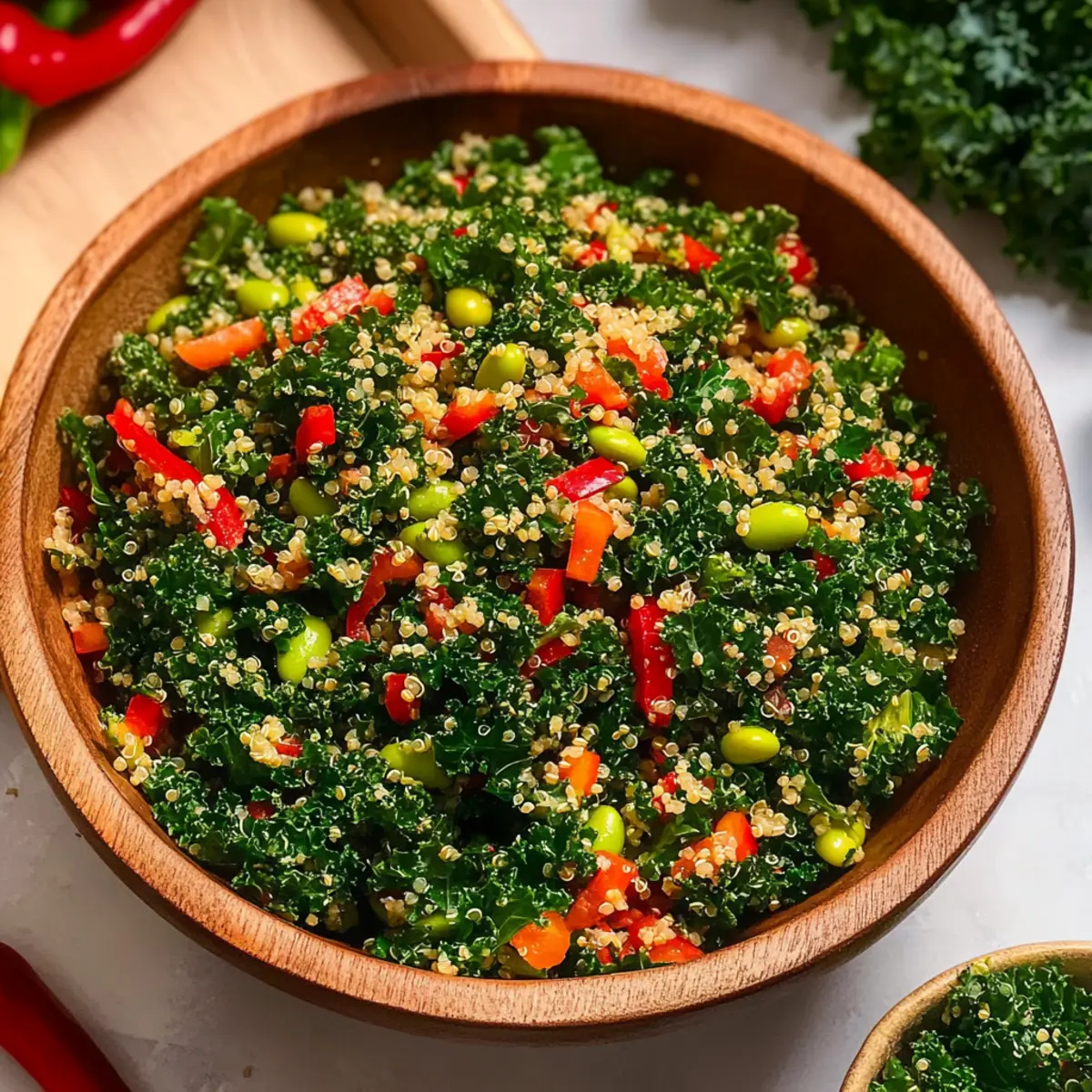 Rainbow Kale Quinoa Salad
