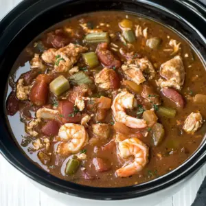Slow Cooker Cajun Gumbo