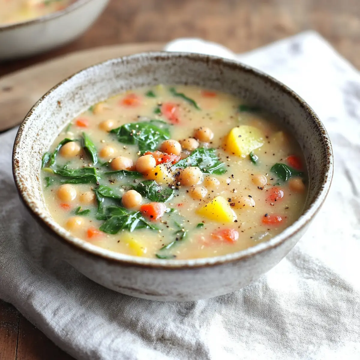Veggie Chickpea Potato Soup
