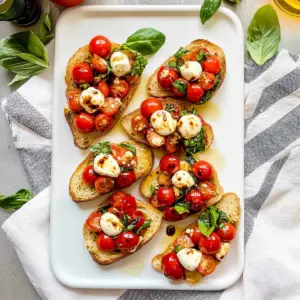 Bruschetta with Mozzarella