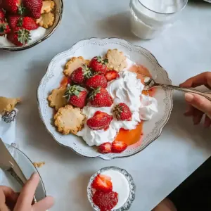 Strawberries and Crème