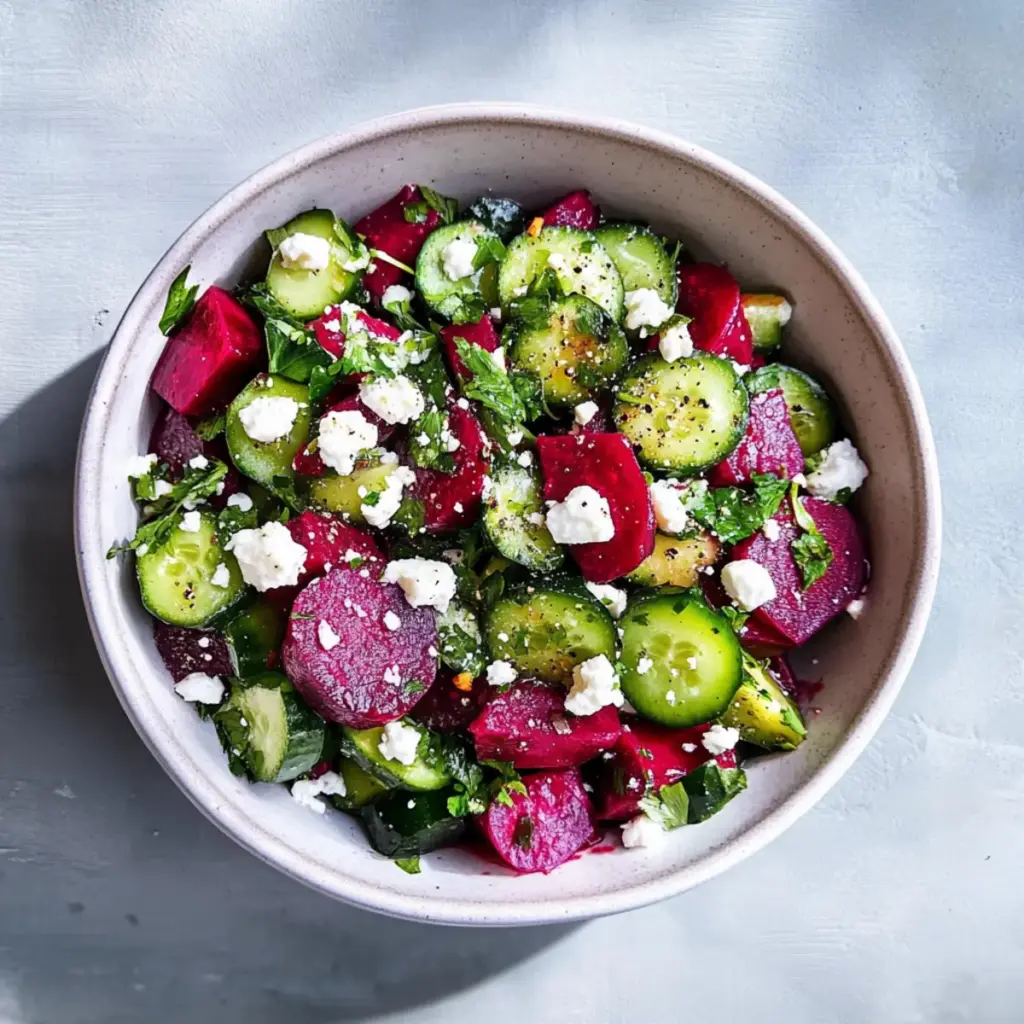Easy Cucumber Beet Salad