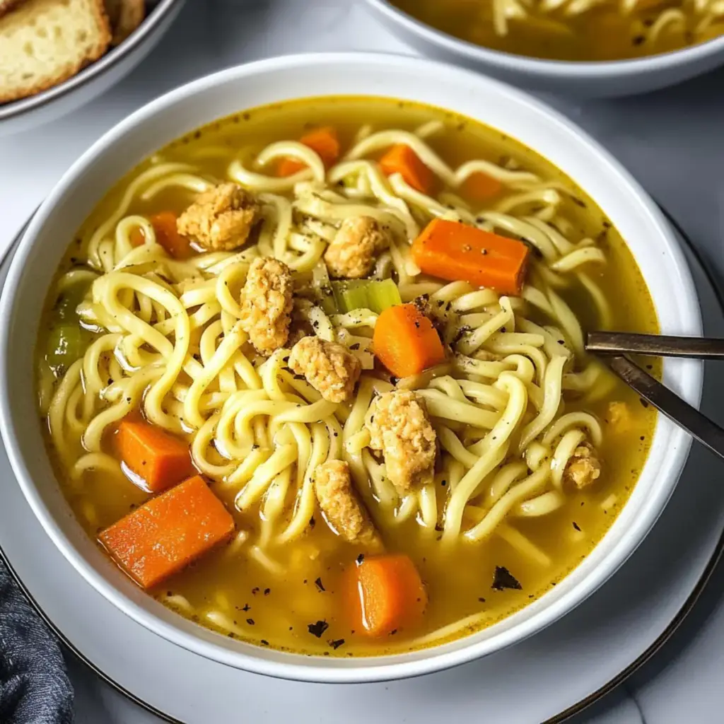 Vegan Chicken Noodle Soup