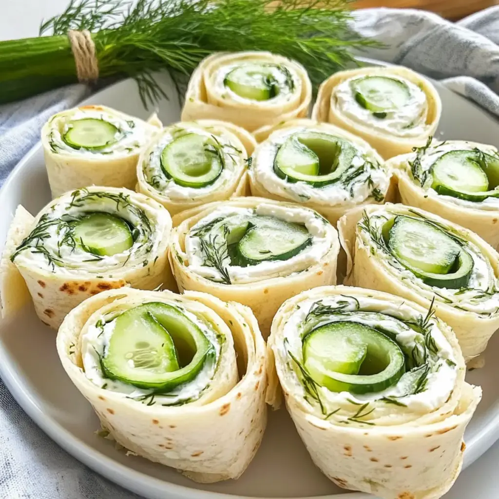 Cucumber Dill Pinwheels