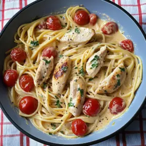 Boursin Tomato Pasta with Chicken