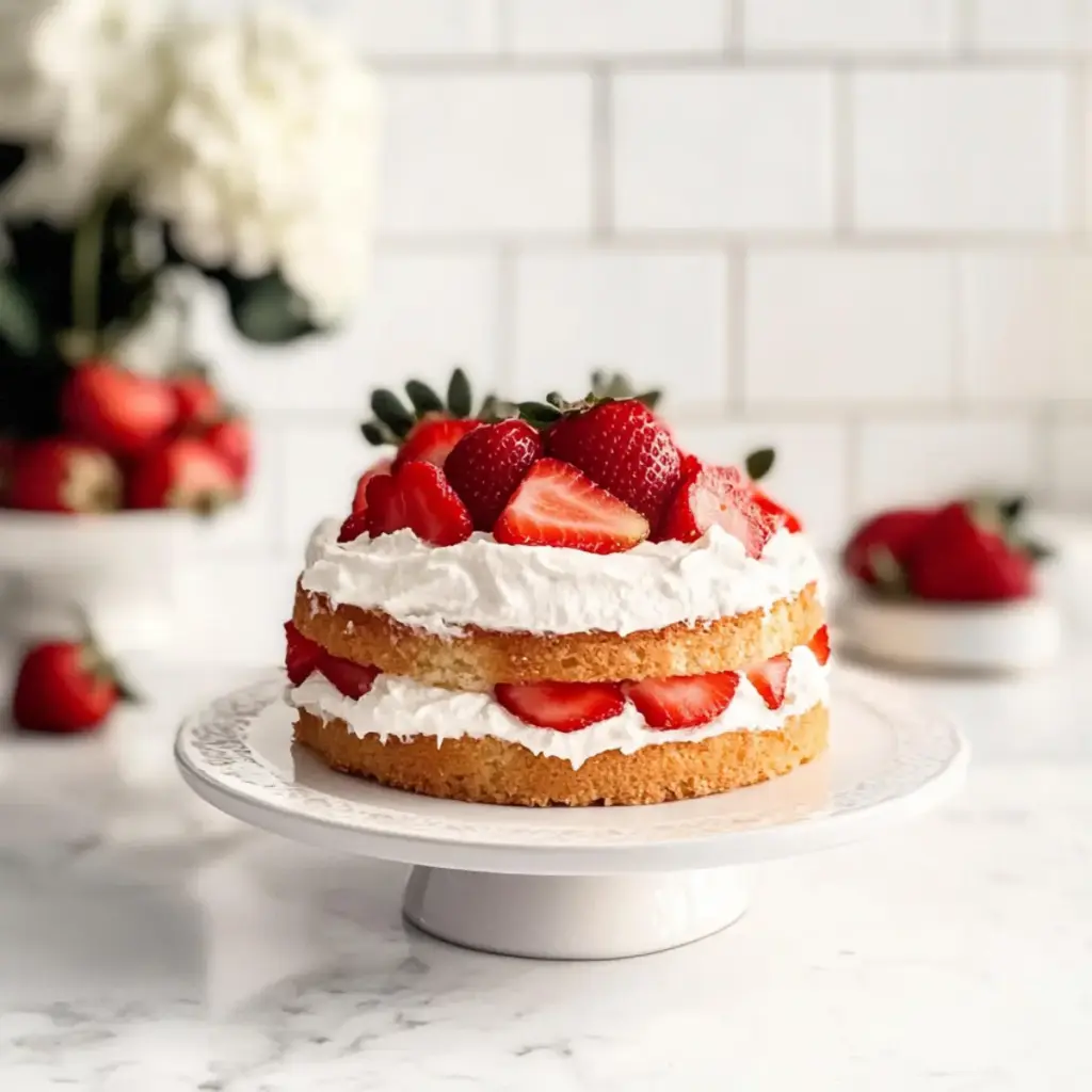 Strawberry Shortcake Cake