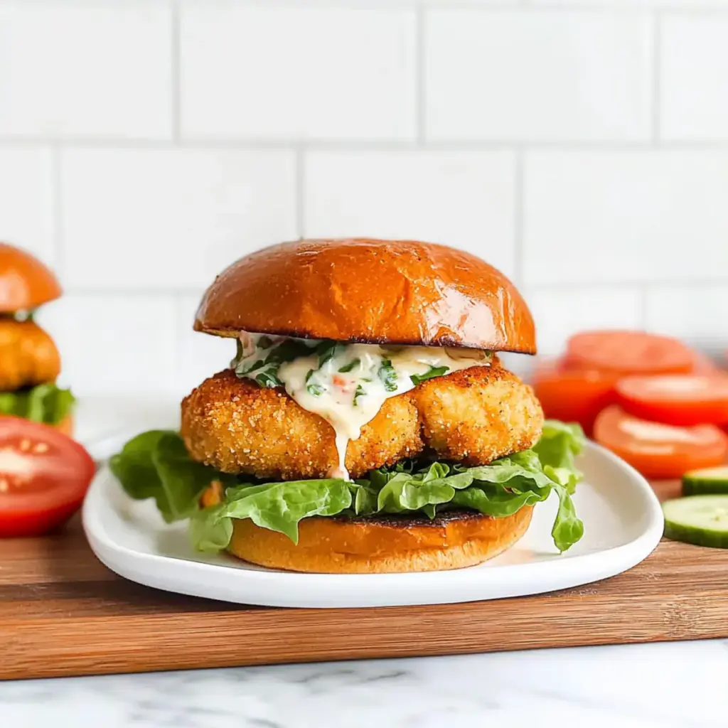 Crispy Air Fryer Chicken Burgers