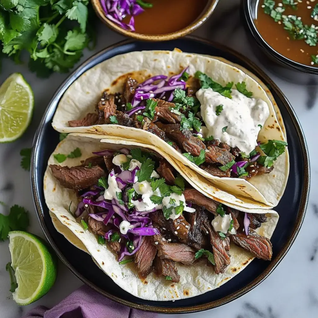 Korean Bulgogi Sauce Beef Tacos