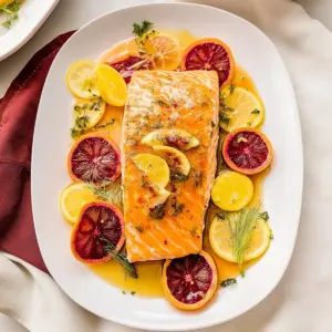Slow Roasted Salmon with Citrus